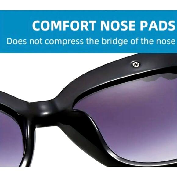 Chic Cat Tortoise Shell Sunglasses Fairmarry Pink Roses - Picture 7 of 12